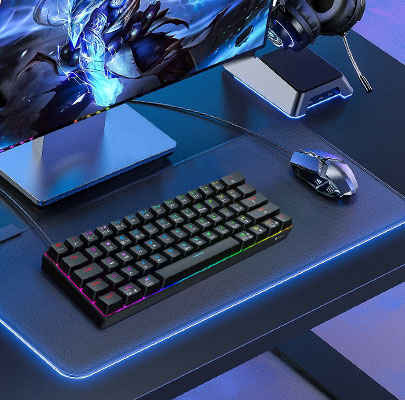 Dimensioni MINI 61 tasti
Tastiera giochi